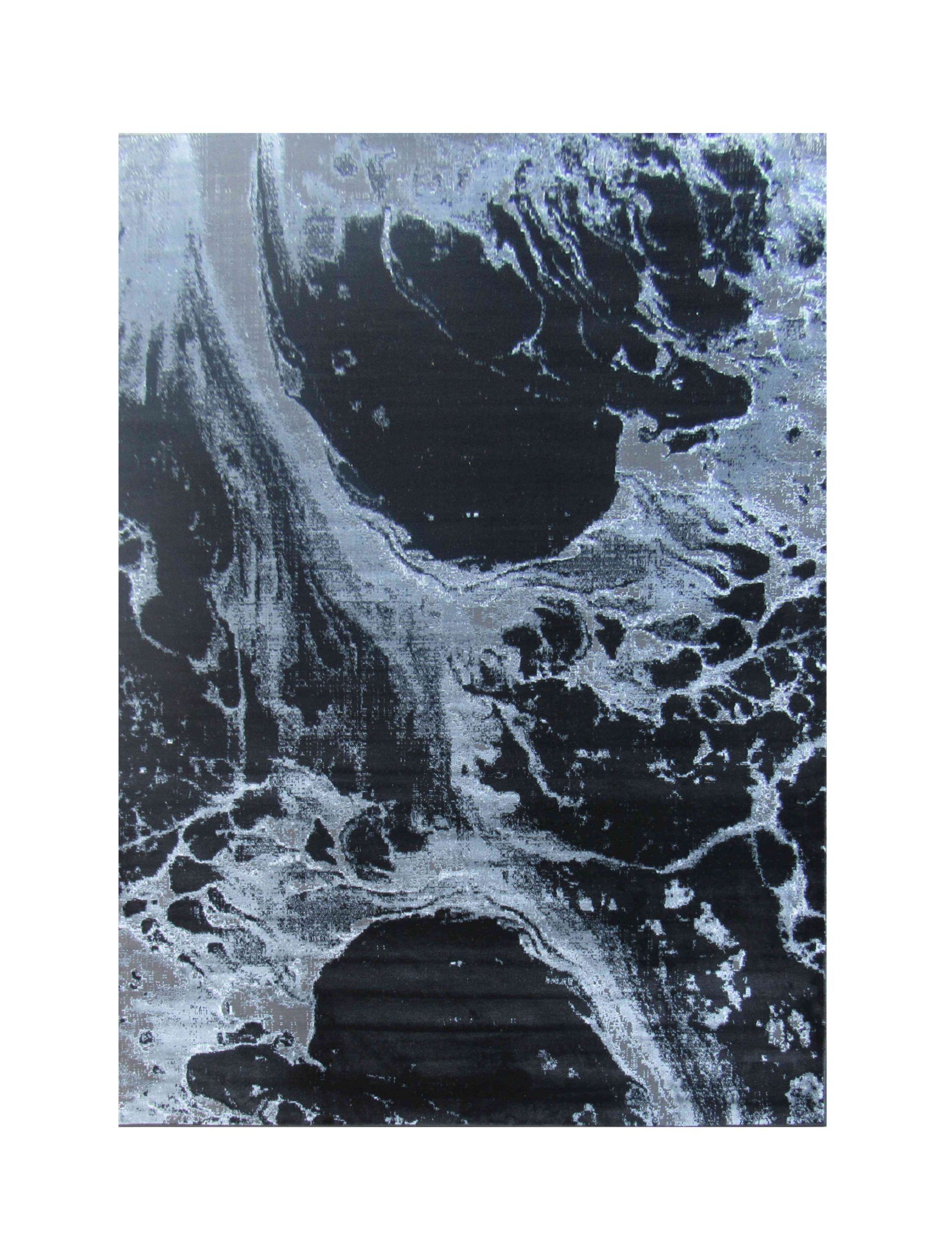 BK Carpets & Rugs – Modern Splash Lava Rug – Black & Grey- 2m x 2,9m