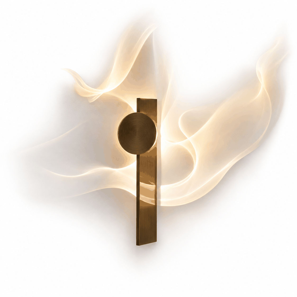 Modern Minimalist Caustic-Effect LED Wall Sconce