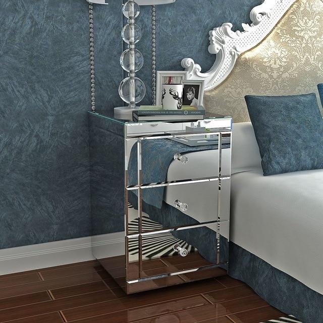 KC FURN-Miami Mirror Pedestal  3 Drawers