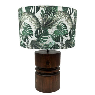 Solid Wood Table Lamp + Shade