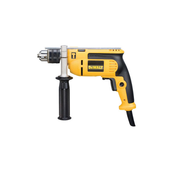 Corded percussion drill DEWALT keyless chuck 750W