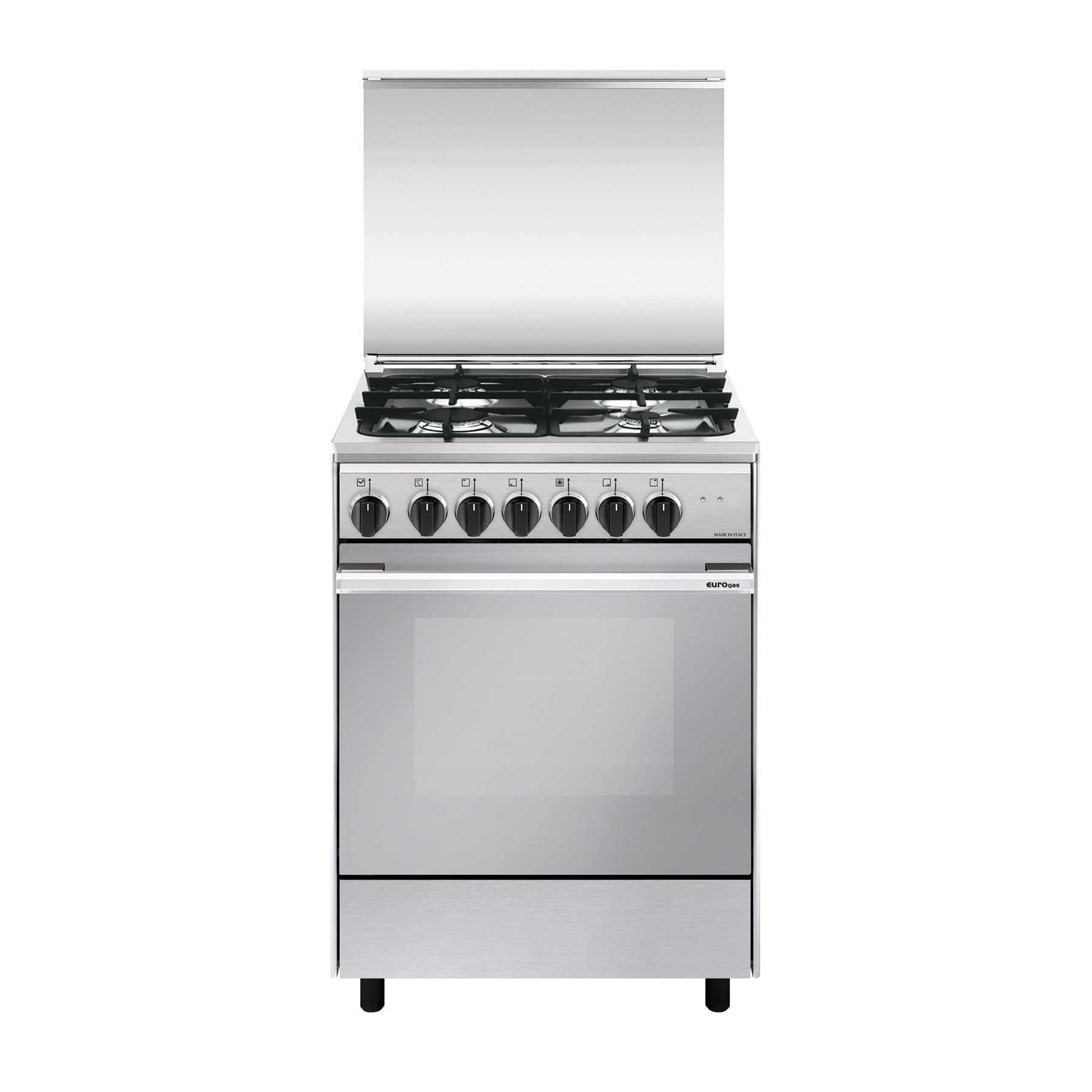 Glem 60cm Freestanding Gas Electric Stainless- Steel Stove