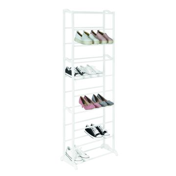 Fine Living - 10 Tier Shoe Rack - White