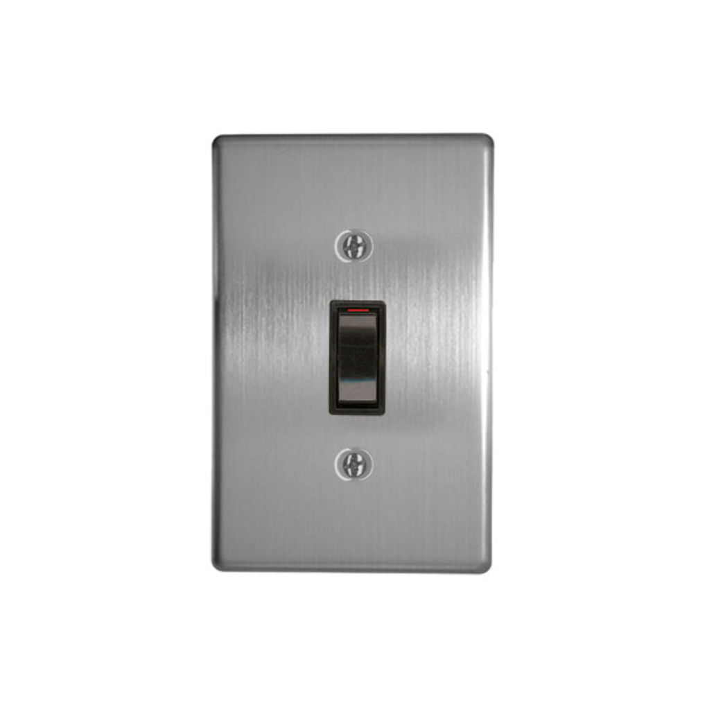 Classic Switches - 2 x 4 1 Lever 1 Way - Silver