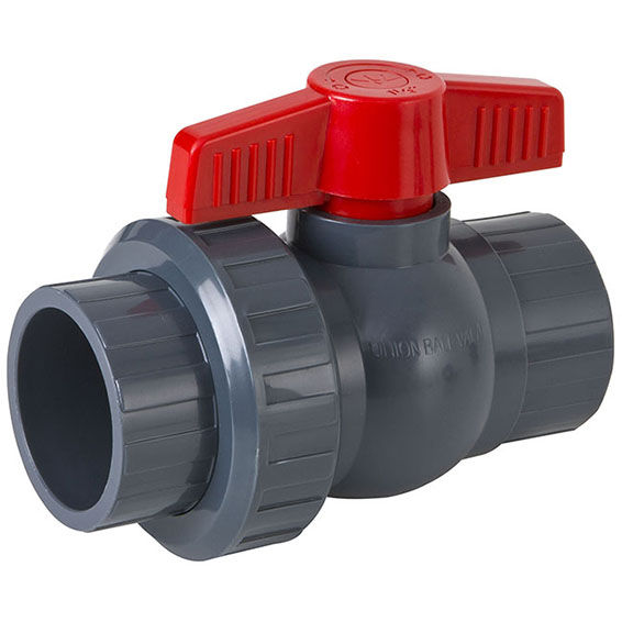 Speck Pumps Ball Valve 2 way Red Handle (Plastic)