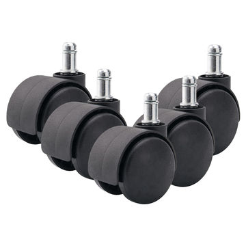 Stealth Set of 5 Office Chair Caster Wheels