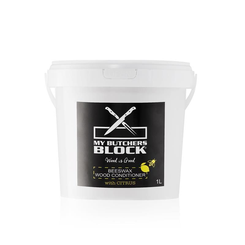 My Butchers Block – 1L Natural Beeswax Wood Conditioner with Citrus