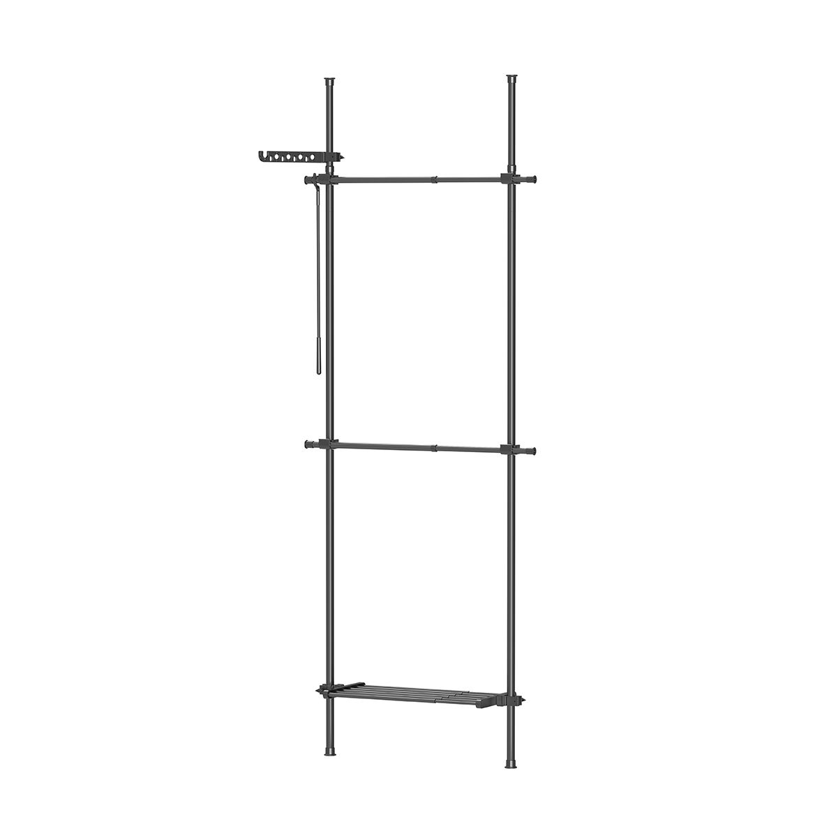 SPACE-SAVING ADJUSTABLE RACK - TALL & FLEXIBLE STORAGE SHELF