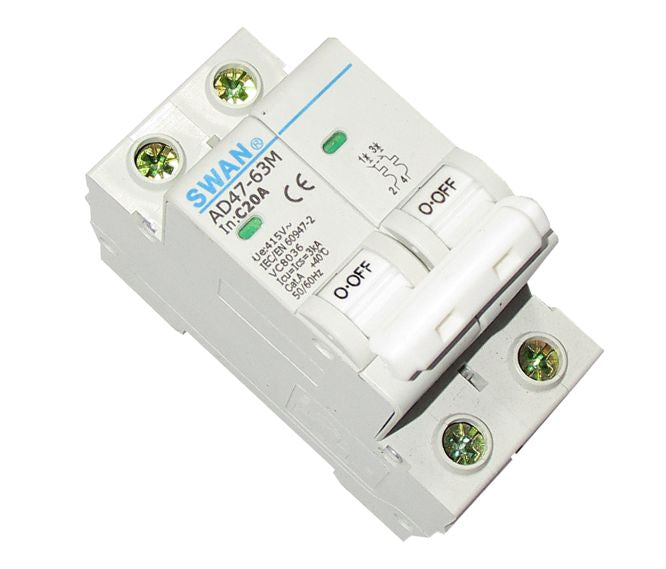 Circuit Breaker 25 A 2 P 3 Ka C Curve Cb Ad47 M 3225