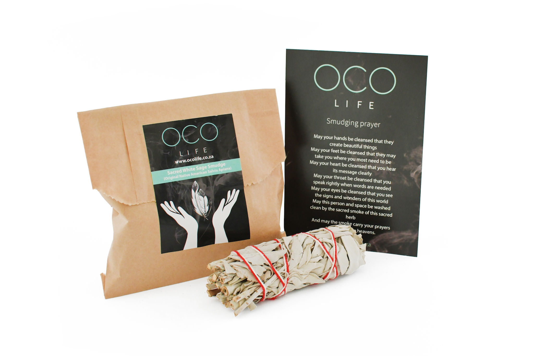 OCO Life Native American Sacred White Sage Smudge Stick