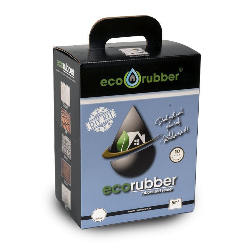 ECO RUBBER Rubberized Waterproof Sealer Contractors 5m2 Brown