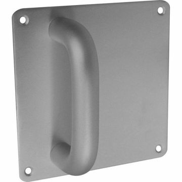 Aluminium Door Handles on Plate - 150 X 150mm - Pull Handle