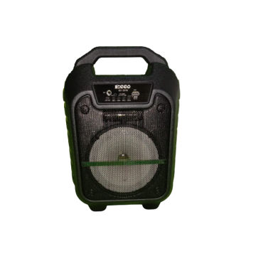 Ecco 6.5" Portable Speaker/Radio - Black