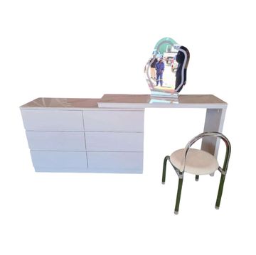 Drawer Dresser Storage Multifunctional Dressing Table Wood Desk