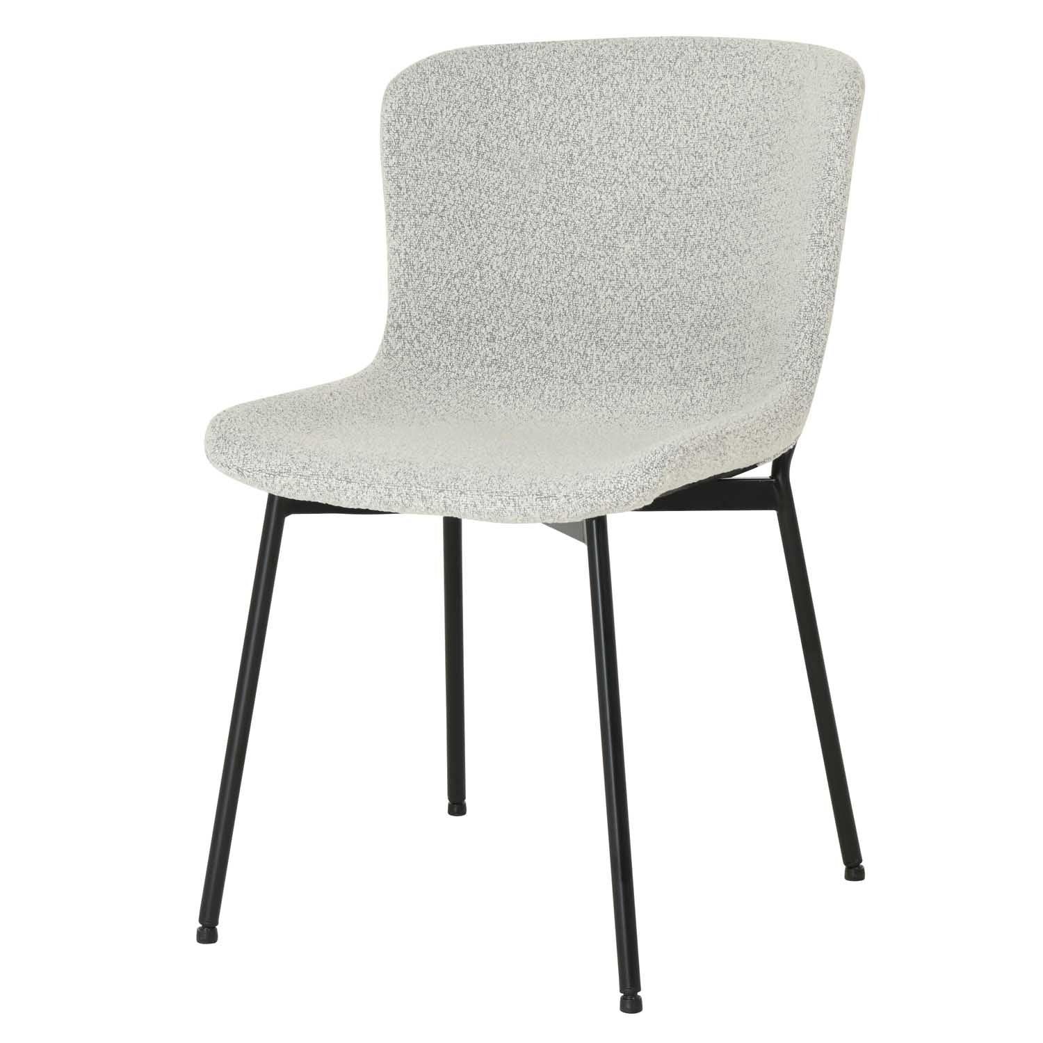 Vividitto - Arctic Boucle Indie Dining Chair