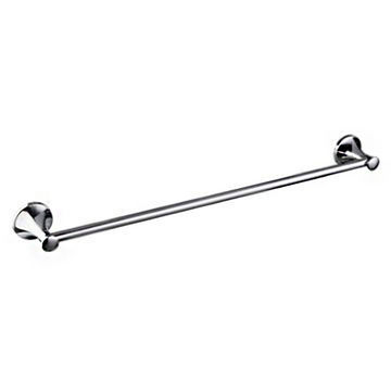 Kirk Aqua Royal Zinc Single Towel Rail - Chrome