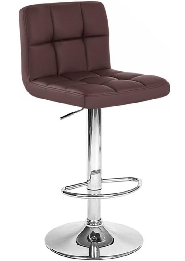 Bar Stools / Kitchen Counter Breakfast Chair/s- Brown - 1 Pack