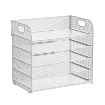 5 Tier Metal Mesh Desk Tray Organizer