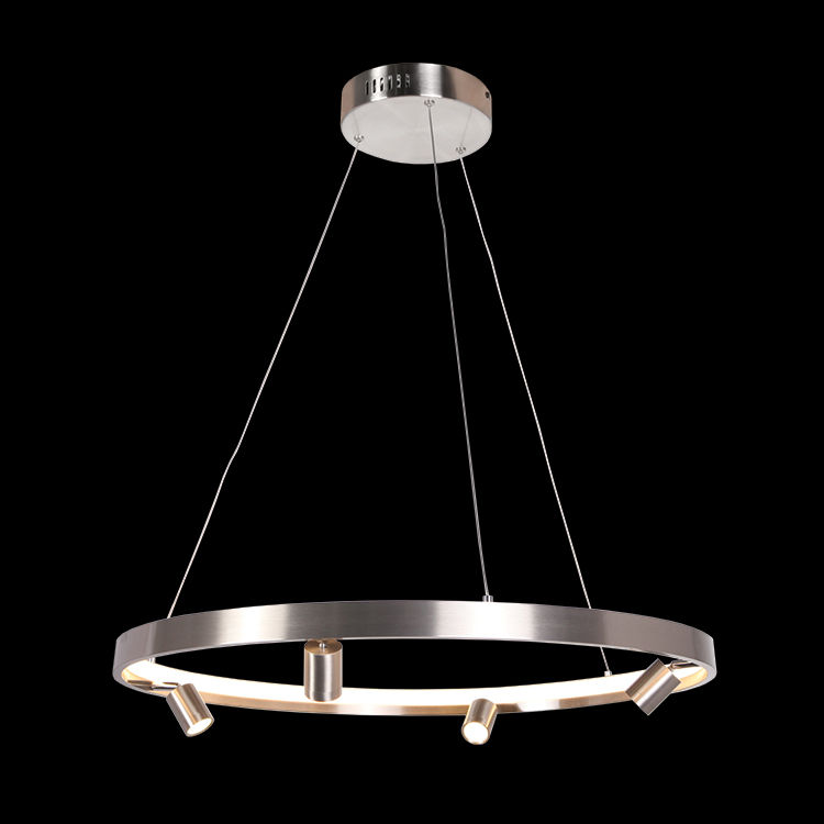 230v 26W LED 64cm Crown+4 Spot 3W LED Pendant