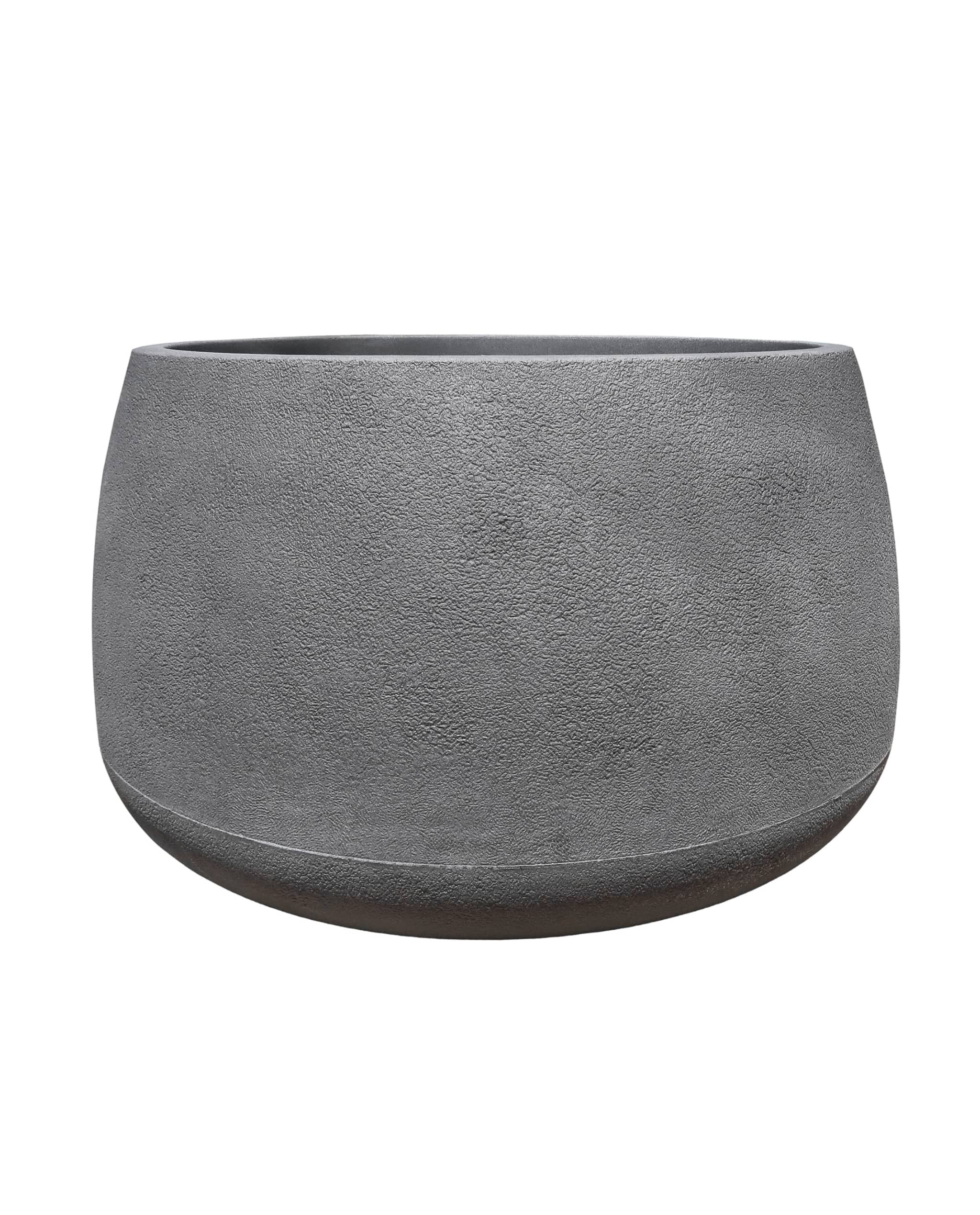 Bios Japi Planter Low - Black Slate