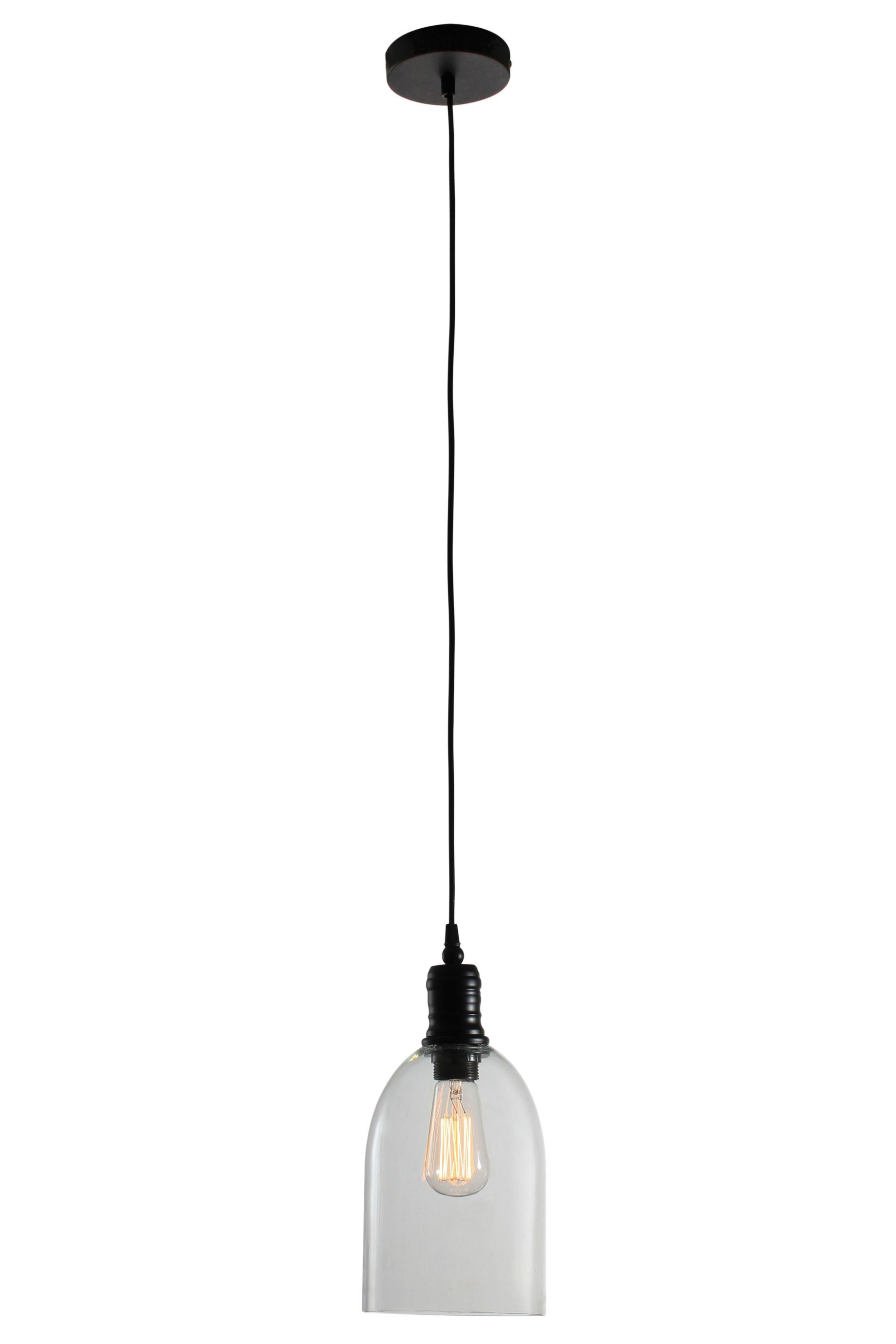 Eurolux Farmhouse Pendant 155mm Black