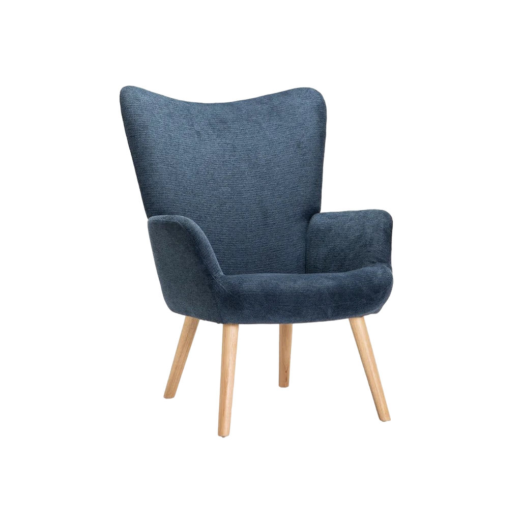 Vividitto - Zue Fabric Chair - Blue
