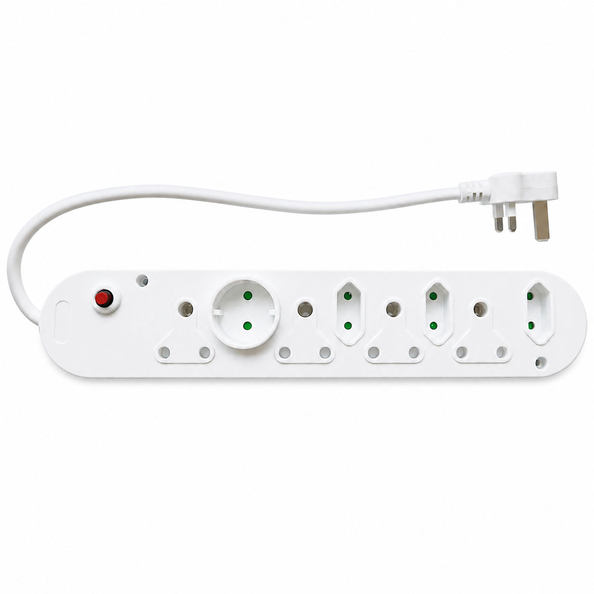 Electrosense 8 Way Multiplug P Range 16A Surge & Overload Protected