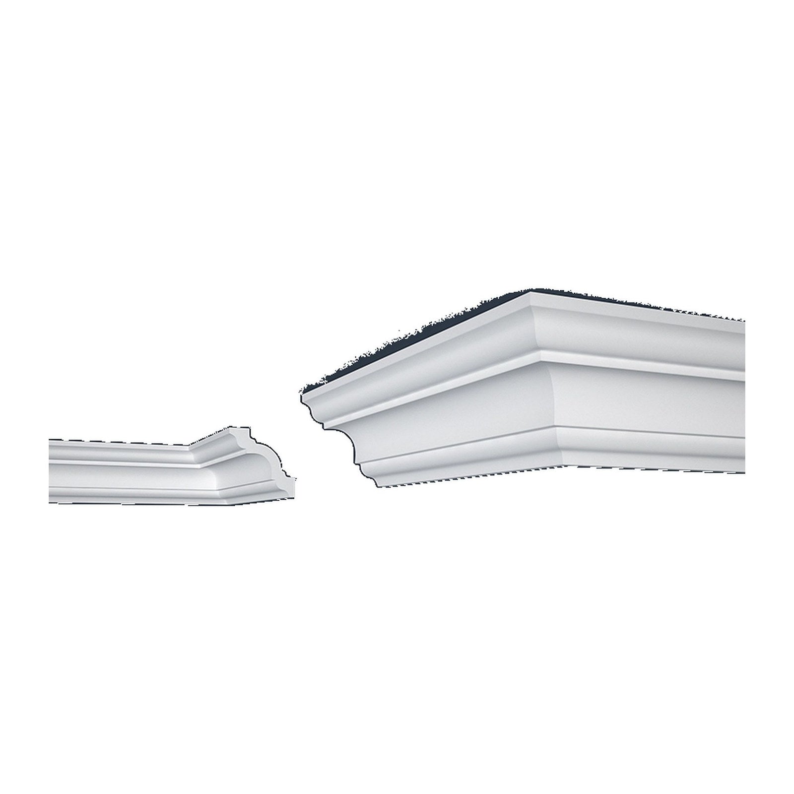 Marbet Design E-15 Ceiling Cornice 80x80 mm - 2000 mm - White