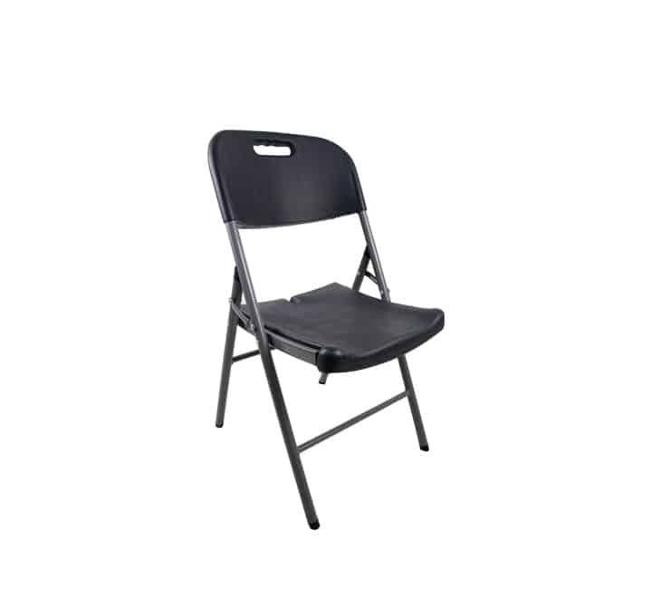 Vividitto - Plastic Folding Chair - bBlack