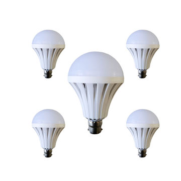 Pack of 5 - 7W LED Intelligent Bulb Rechargeable B22 (Bayonet Fitting)