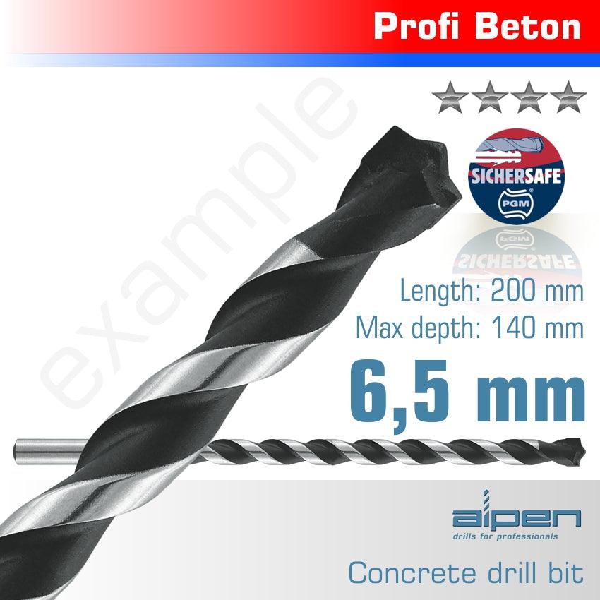 Concrete 6.5 X 200 Mm Profi Beton Drill Bit Masonry