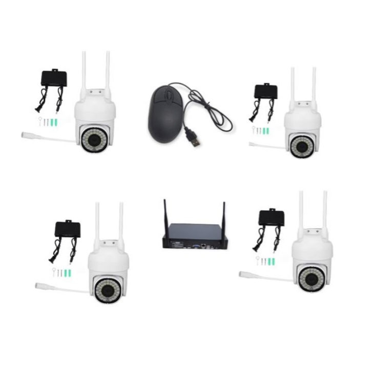 Aerbes AB-JK34 Ball Machine 4 Cameras NVR Set 4 Channel