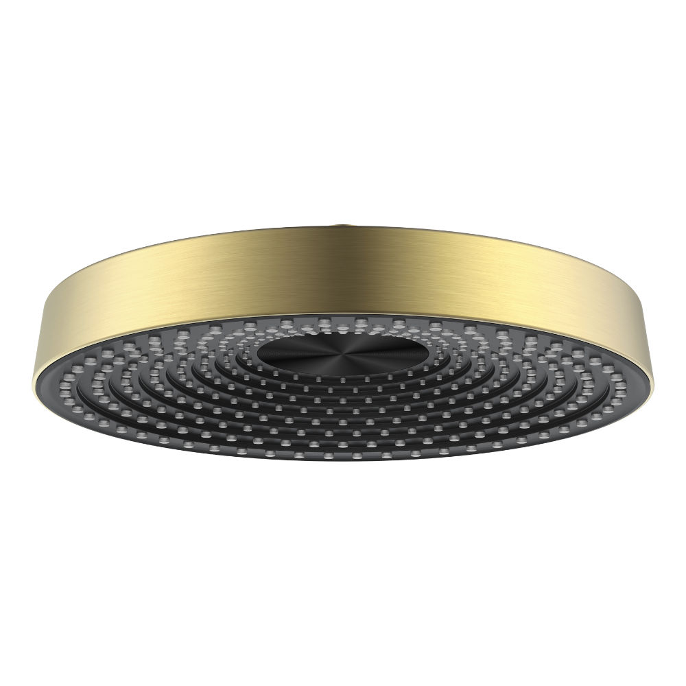 BRUSHED BRASS SHOWER HEAD - ROUND 12
