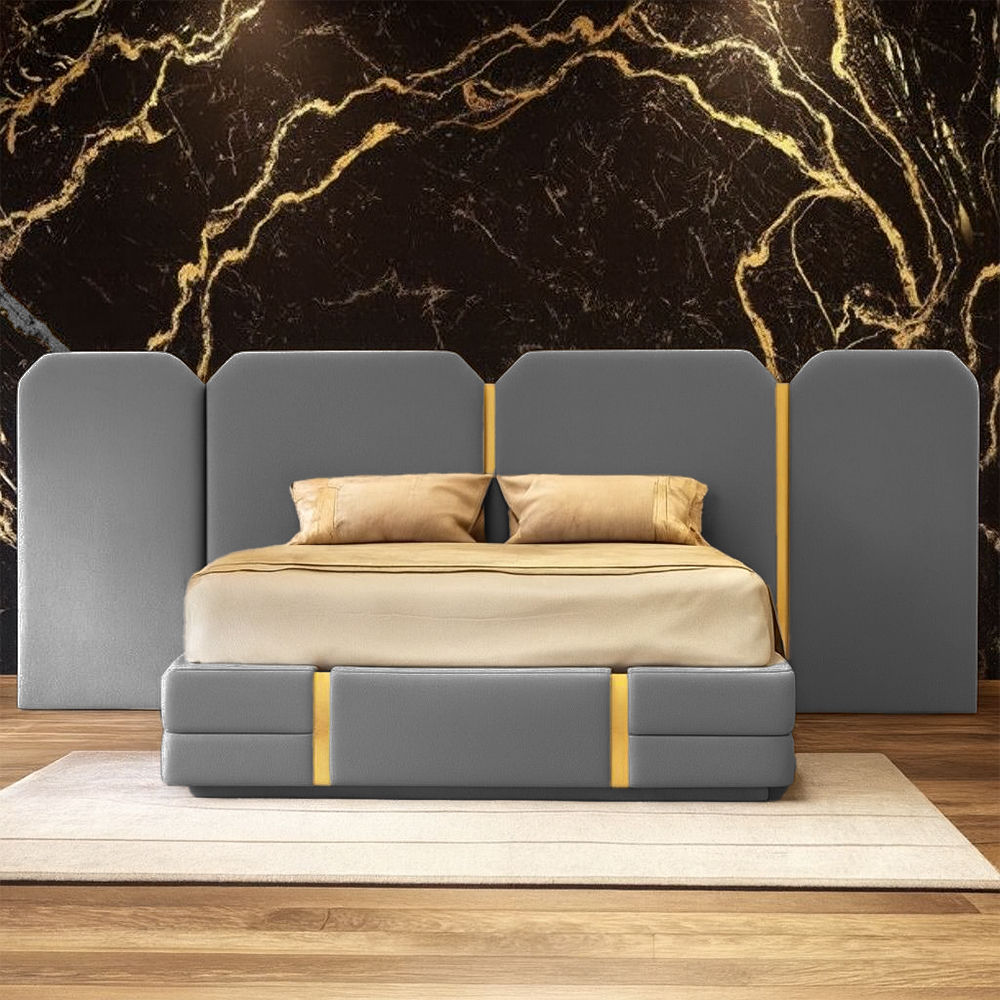 Kirala Modern Sleigh Bed King Seal