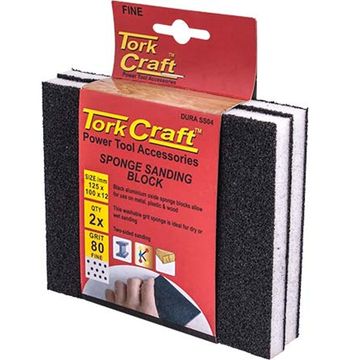 Sanding Sponge Block Two Sided 125X100X10 2Pc