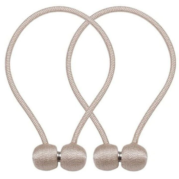 Matoc Magnetic Curtain Rope Tieback with Rock Design - Turquoise