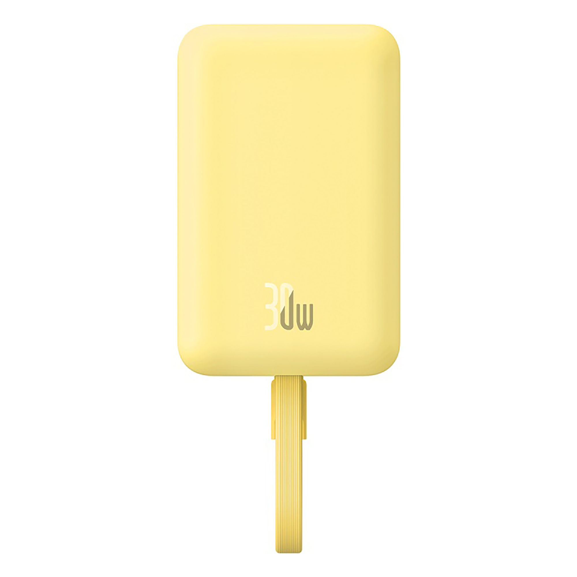 Baseus Magnetic Mini Wireless Fast Charge Power Bank Type-C Edition 10000mAh 30W - Lemon Yellow