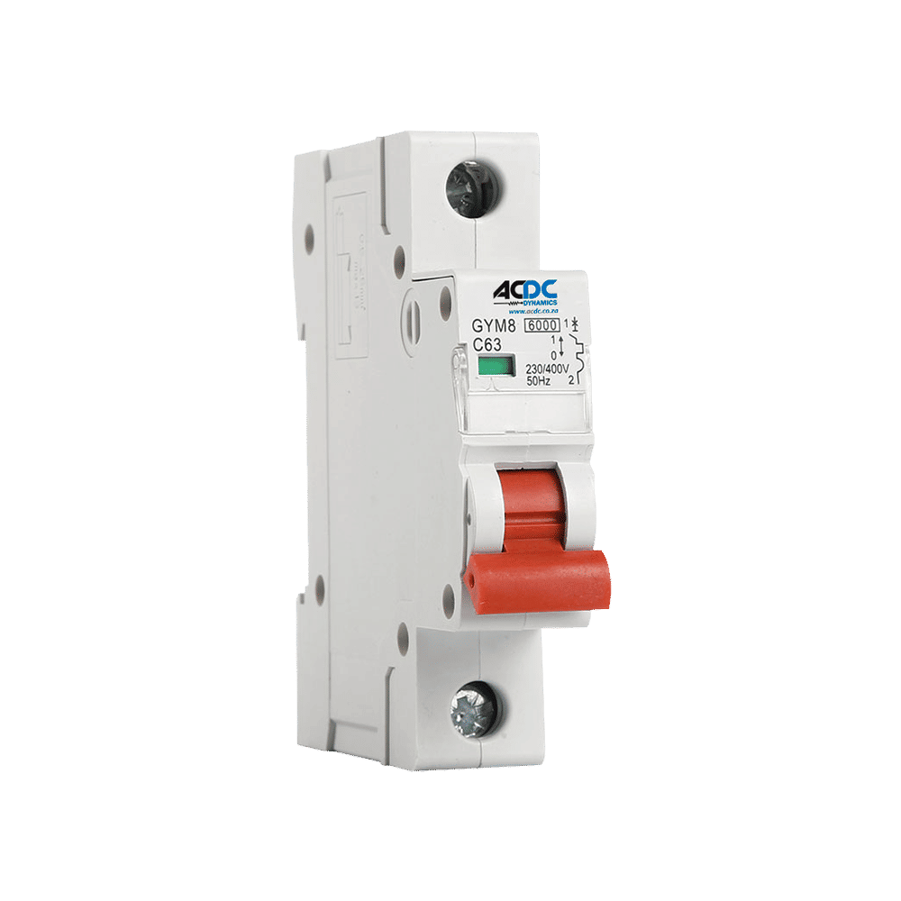 Circuit Breaker 1 Pole D-Curve 4.5KA 2A