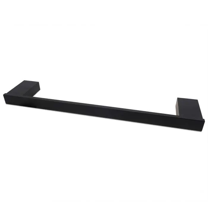 Woodly Towel Rail, Black, 60cm