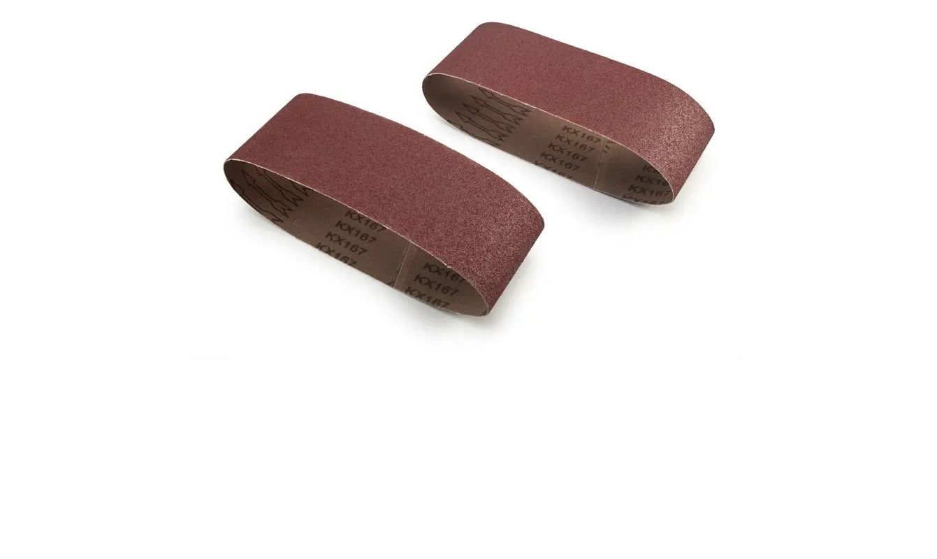 Sanding Belt, 100mm x 610mm, P80, 2 Pieces (3 pack) BY WOODLY