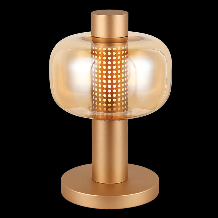 230v E27 Medium Chicago Glass Table Lamp