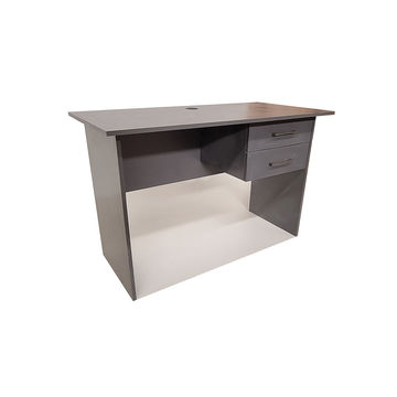 London 2 Drawer Desk 120cm - Storm Grey