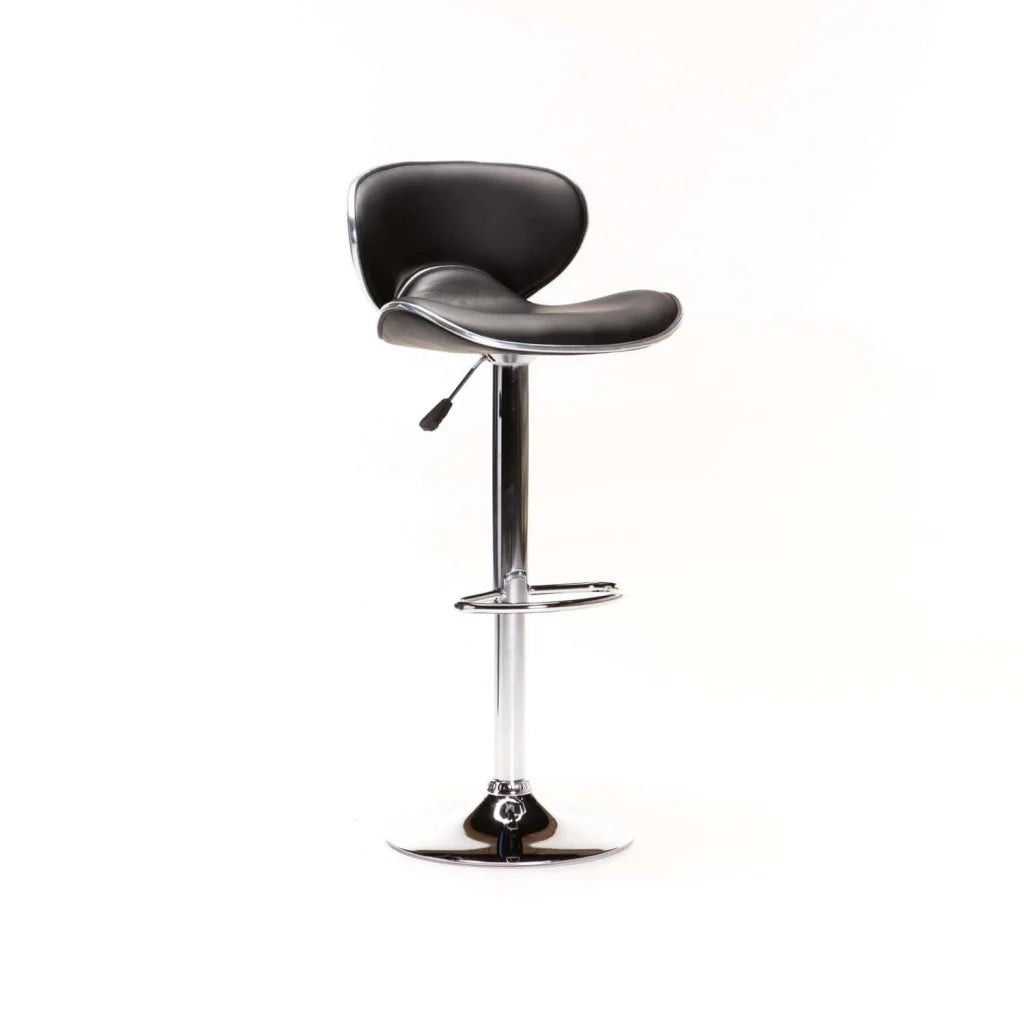 Vividitto -Brutal Leather Touch Barstool - Black
