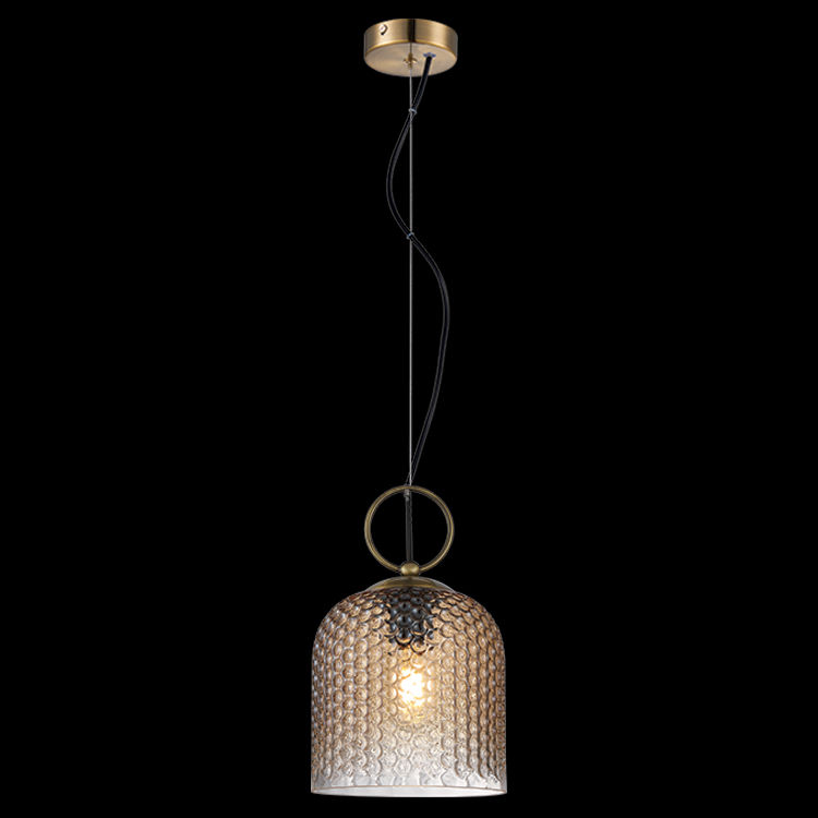 230v 40W Chestnut Glass Pendant Clear