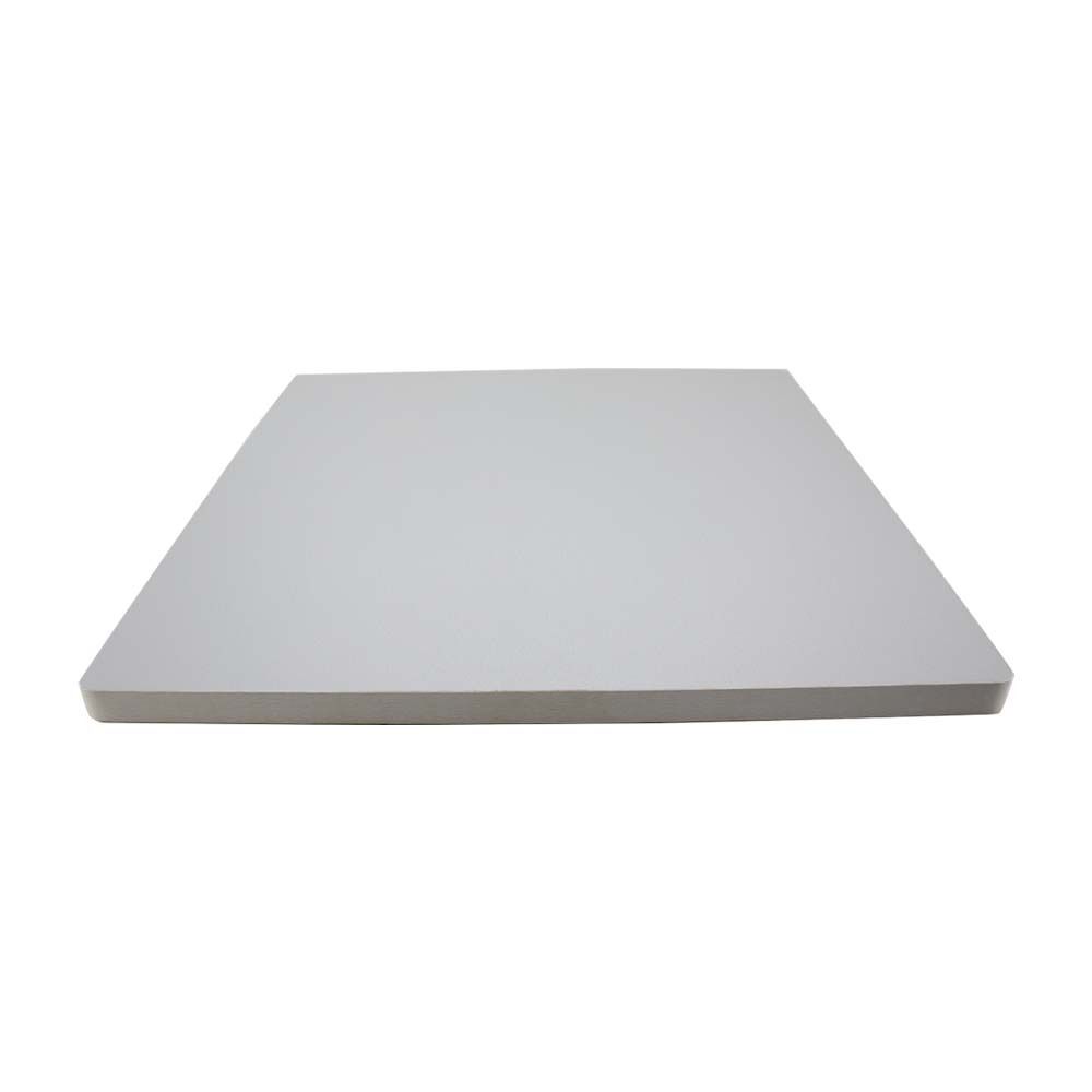 Vividitto - Square Cafe Table Top 80cm (MDF) - Light Grey