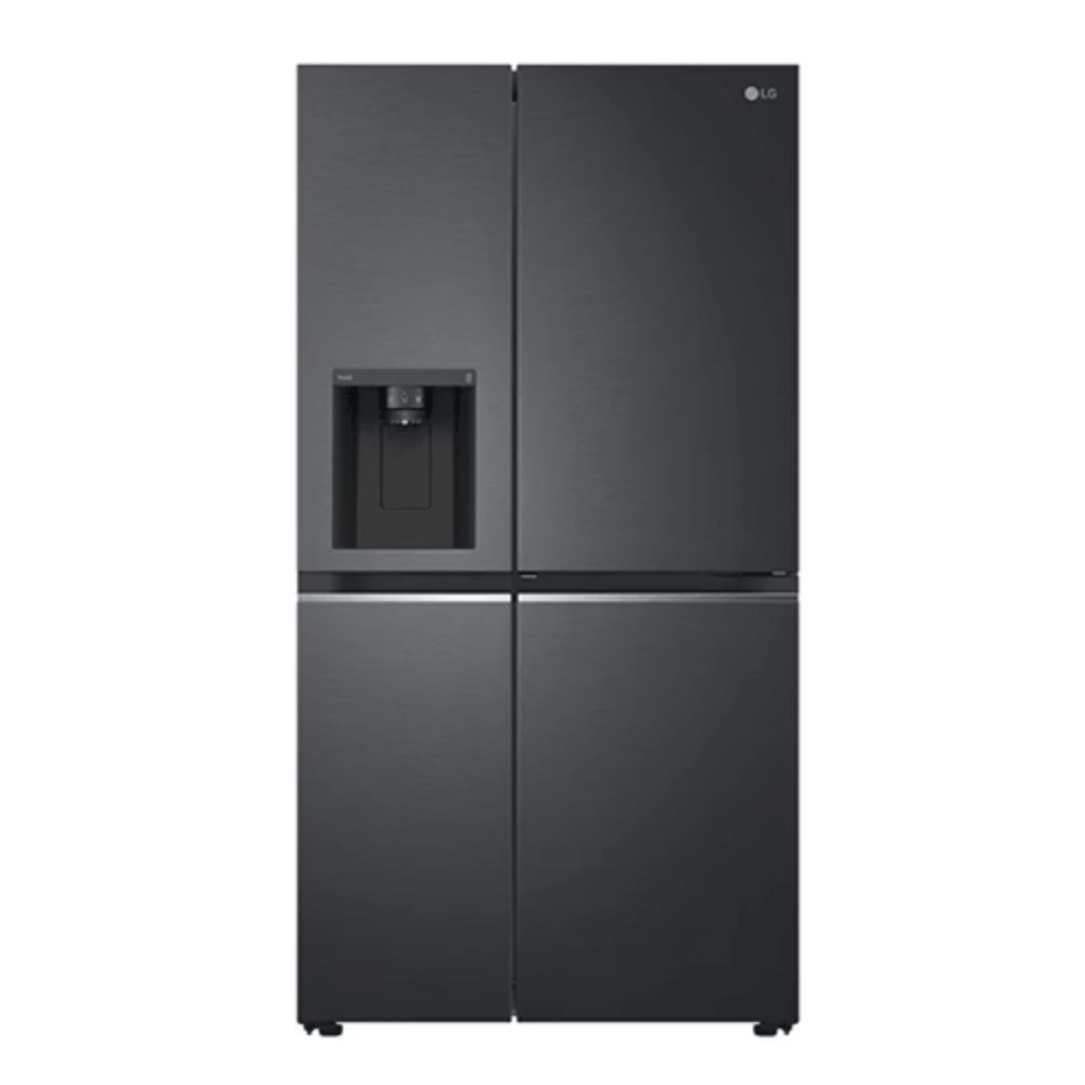LG 617L Door-in-Door Side by Side Fridge with UVnano Ice & Water Dispenser – Black Finish Non-Plumbed Smart Inverter Refrigerator (GC-J257SQ2W)