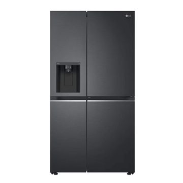 LG 617L Door-in-Door Side by Side Fridge with UVnano Ice & Water Dispenser – Black Finish Non-Plumbed Smart Inverter Refrigerator (GC-J257SQ2W)