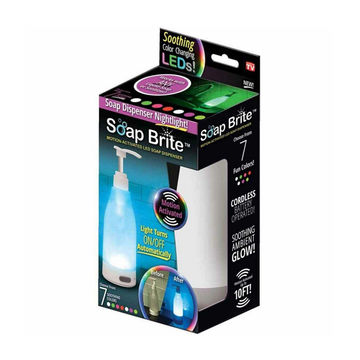 Soap Dispenser Brite Lighted Bottle