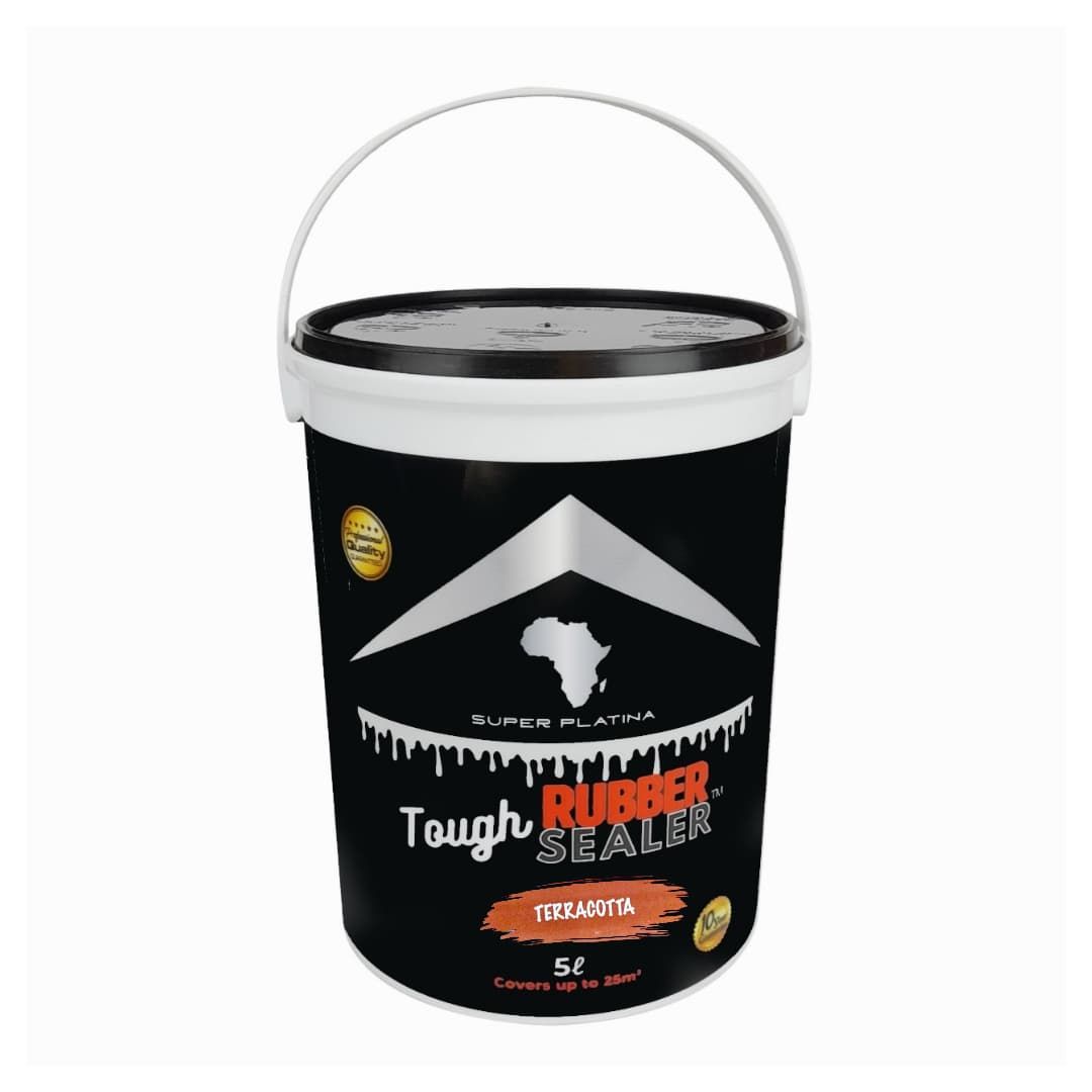 ToughSealer - Rubber Sealer 5L - Liquid Rubber Waterproof Your Roof - Terracotta