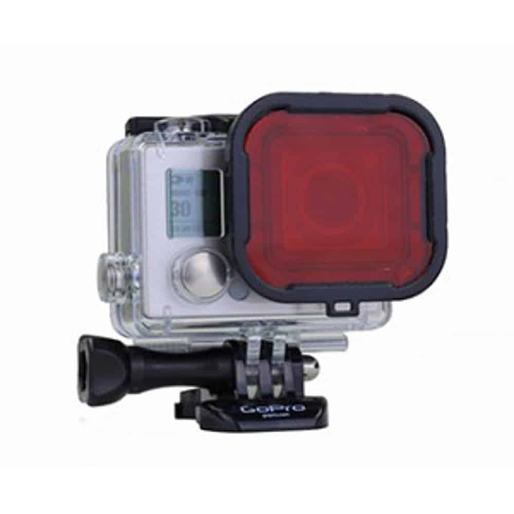 Action Mounts Red Lens Underwater Video Camera Filter for GoPro Hero 3+